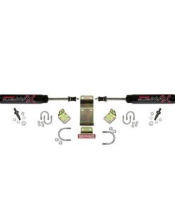 Skyjacker Dual Steering Damper Kit 2018 Jeep Wrangler JL - Black