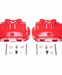 Power Stop 94-98 Ford Mustang Front Red Calipers w/Brackets - Pair