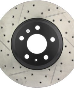 StopTech Power Slot 09-10 Audi A4/A4 Quattro / 08-10 A5 / 10 S4 Front Right Drilled & Slotted Rotor