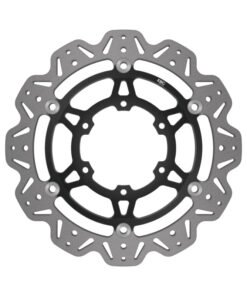 EBC 17-21 Suzuki GSX-R 1000 A (w/ABS/Brembo Caliper) Front Left/Right Vee Floating Black Rotor