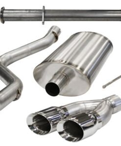 Corsa 11-13 Ford F-150 Raptor 6.2L V8 133in Wheelbase Polished Xtreme Cat-Back Exhaust