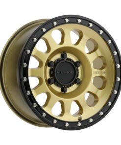 Method MR315 17x8.5 0mm Offset 6x135 87mm CB Gold/Black Street Loc Wheel