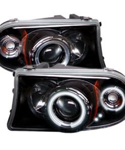 Spyder Dodge Dakota 97-04 1PC Projector Headlights CCFL Halo LED Blk PRO-YD-DDAK97-CCFL-BK