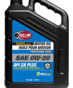 Red Line Pro-Series DEX1G2 SN+ 0W20 Motor Oil - 5 Quarts - Case of 3