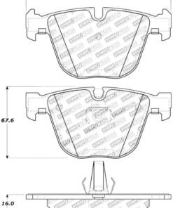 StopTech Street Touring 06-09 BMW M5 E60 / 07-09 M6 E63/E63 Rear Brake Pads