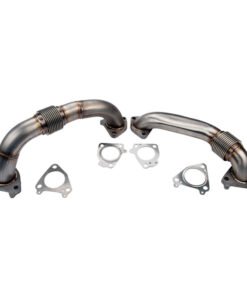 Wehrli 01-16 Chevrolet 6.6L Duramax 2in Stainless Up Pipe Kit w/Gaskets - Single Turbo