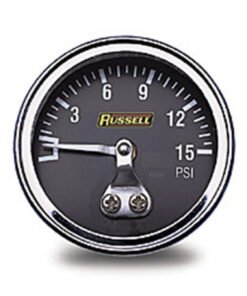 Russell Performance 15 psi fuel pressure gauge (Non liquid-filled)