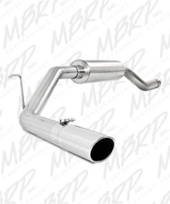 MBRP 00-06 Toyota Tundra All 4.7L Models Resonator Back Single Side Exit Aluminized Exhaust System