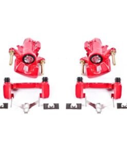 Power Stop 94-01 Acura Integra Rear Red Calipers w/Brackets - Pair