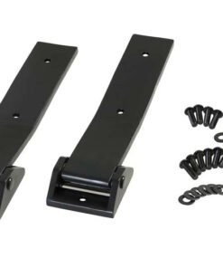 Kentrol 07-18 Jeep Wrangler JK Tailgate Hinge Pair - Powdercoat Black