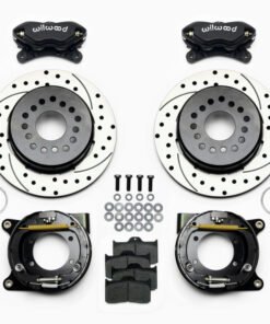 Wilwood Forged Dynalite P/S Park Brake Kit Drilled Chevy 12 Bolt w/ C-Clips
