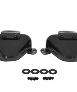 Kentrol 81-95 Jeep CJ/Wrangler YJ Interior Door Latch Brackets Pair - Powdercoat Black