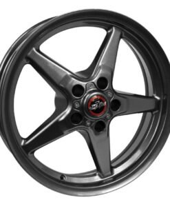 Race Star 92 Drag Star Bracket Racer 17x9.5 5x4.75 B.C./ 6.875 B.S. Metallic Gray Wheel