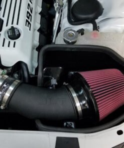 JLT 11-19 Dodge Charger 6.4L (w/o Shaker Hood) Series 2 Black Tex Cold Air Intake Kit w/Red Filter