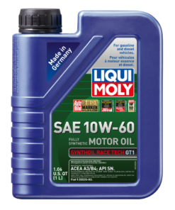 LIQUI MOLY 1L Synthoil Race Tech GT1 Motor Oil 10W60 - Case of 6