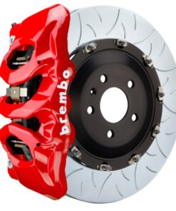 Brembo 08-13 BMW M3 (E90/E92/E93) Front GT BBK 6 Piston Cast 380x34 2pc Rotor Slotted Type-3 - Red