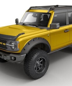 AVS 2021+ Ford Bronco Aeroskin Low Profile Hood Shield - Matte Black