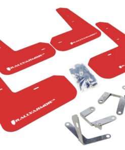 Rally Armor 13+ Subaru BRZ / 13+ Scion FR-S UR Red Mud Flap w/ White Logo