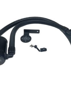 J&L 11-17 Ford F-150 5.0L / 11-14 Ford F-150 6.2L Driver Side Oil Separator 3.0- Black Anodized