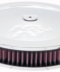 K&N 5 1/8in Flange 11in OD 3 1/4in Height w/ Vent Custom Air Cleaner Assembly
