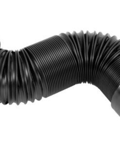 Spectre Air Duct Hose Kit 4in. OD (41in. Ducting / 2 Threaded PVC Couplers) - Black