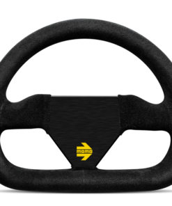 Momo MOD12 Steering Wheel 250 mm -  Black Suede/Black Spokes