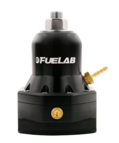 Fuelab 565 EFI Adjustable FPR 40-80 PSI (2) -10AN In (1) -10AN Return Max Flow Bypass - Black