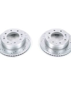 Power Stop 11-19 Chevrolet Silverado 2500 HD Front Evolution Drilled & Slotted Rotors - Pair