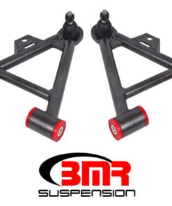 BMR 79-93 Mustang Lower Non-Adj. A-Arms (Coilover Only) w/ STD. Ball Joint (Poly) - Black Hammertone