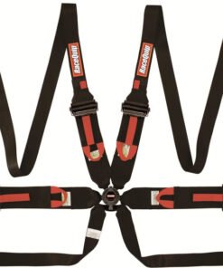 RaceQuip Black FIA CAMLOCK 6pt Pull Up Lap FHR