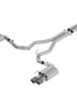 Borla 2018 Ford Mustang GT 5.0L AT/MT (w/o Valves) ATAK 3in Cat-Back Exhaust w/Carbon Fiber Tips
