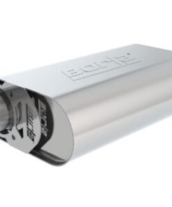 Borla CrateMuffler SBC 283/327/350 2.25 inch Offset In/Out 14in x 4.35in x 9in Oval S-Type Muffler