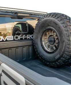 DV8 Offroad 2019+ Jeep Gladiator Universal Stand Up In-Bed Tire Carrier