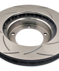 DBA 98-06 Toyota 70 Landcruiser (Feverse Mount) 4X4 Survival T2 Slotted Rear Brake Rotor