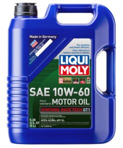 LIQUI MOLY 5L Synthoil Race Tech GT1 Motor Oil 10W60 - Case of 4