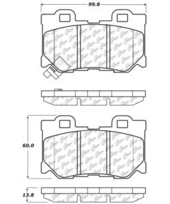 StopTech Street Touring 08-09 Infiniti FX50/G37 Rear Brake Pads