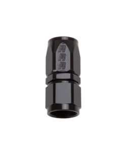 Russell Performance -4 AN Black Straight Full Flow Hose End