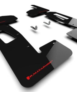 Rally Armor 2022 Rivian R1T Black UR Mud Flap w/ Red Logo