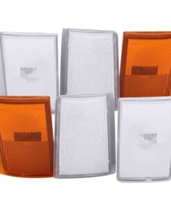 ANZO Corner Lights 1988-1993 Chevrolet C1500 Euro Corner Lights 4 Clear and 2 Amber 6pc