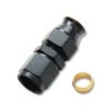 Vibrant -8AN Female to 1/2in Tube Adapter Fitting (w/ Brass Olive Insert)