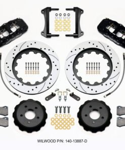 Wilwood AERO6 Front Hat Kit 15.00 Drilled 2015-Up Mustang w/Lines