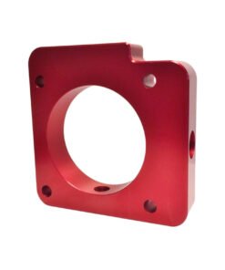 Torque Solution Throttle Body Spacer (Red) Subaru WRX 2006-2014 / STI 2004-2015