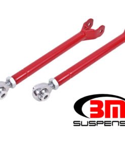 BMR 08-17 Challenger Lower Trailing Arms w/ Single Adj. Rod Ends - Red