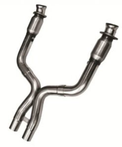Kooks 11-14 Ford Shelby GT500 5.4L / 5.8L 4V 3in x 2 3/4in OEM Cat SS X-Pipe Kooks HDR Req