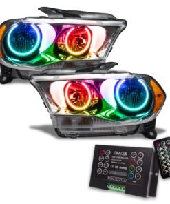 Oracle 11-13 Dodge Durango SMD HL Halogen - Chrome - ColorSHIFT w/ 2.0 Controller