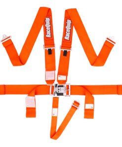 RaceQuip Orange L & L 5pt Seat Belt
