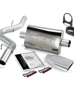Banks Power 97-99 Jeep 2.5/4.0L Wrangler Slip Fit Cat Monster Exh Sys - SS Single Exh w/ Chrome Tip
