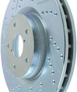 StopTech Select Sport 13-17 Subaru WRX STI Slotted and Drilled Right Front Rotor
