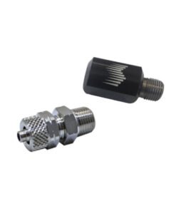 Snow Performance 90 Degree Nozzle Holder (1/8in. NPT to 1/4in. OD Tube) - Black