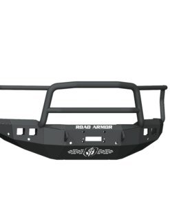 Road Armor 19-20 Ram 2500 Stealth Front Winch Bumper w/Lonestar Guard/6 Sensor Holes - Tex Blk